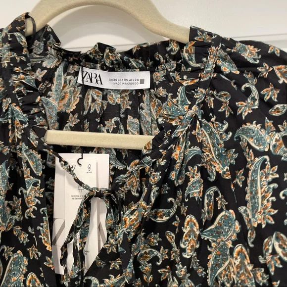 Zara Long Sleeve Mini Dress - Picture 14 of 15